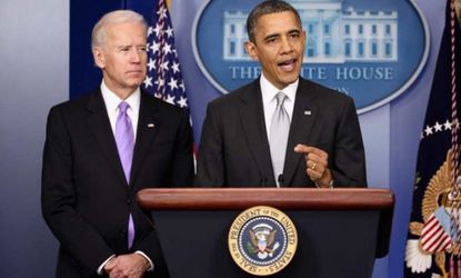 Vice President Joe Biden and President Obama