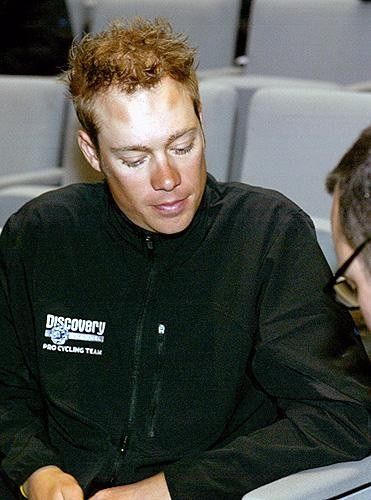 Tom Danielson gets used to the interviews.