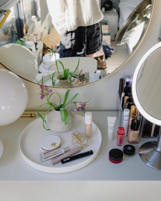 @eggcanvas beauty products on a dressing table