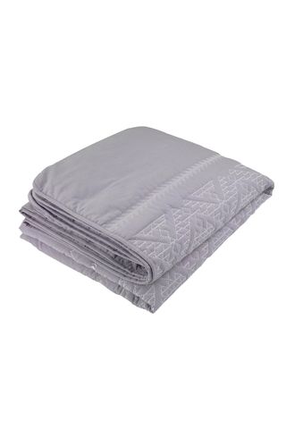 Hinterland Grey Quilted Throw, £30