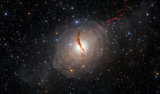 An image of the Centaurus A galaxy.