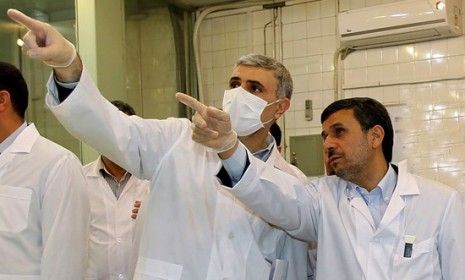 In a sign of troubling defiance despite sanctions, Iranian President Mahmoud Ahmadinejad unveils the country&amp;#039;s new nuclear projects.