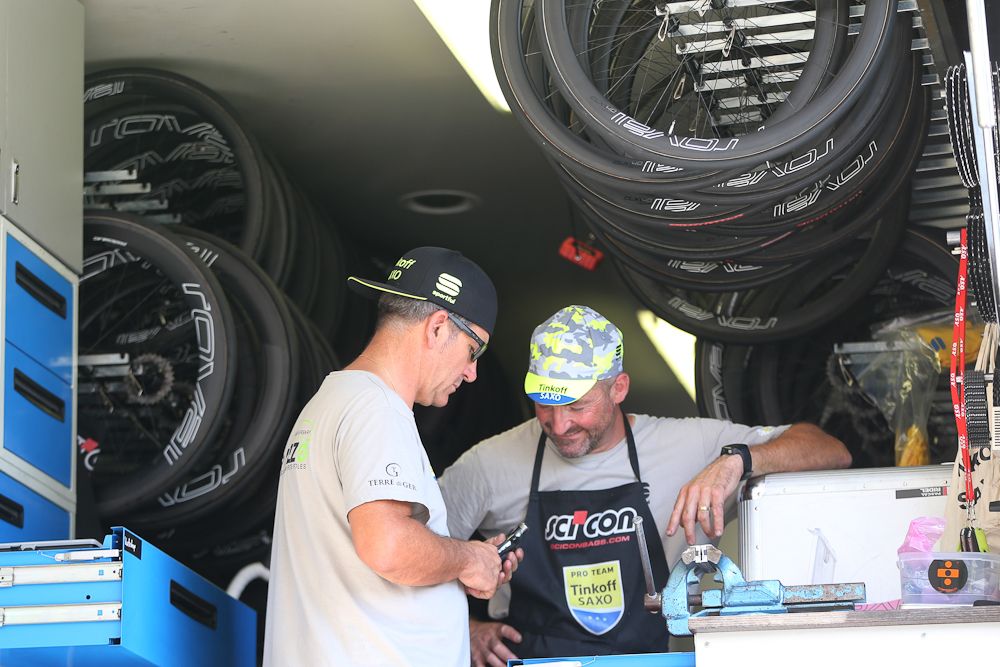 There are no rest days for team mechanics