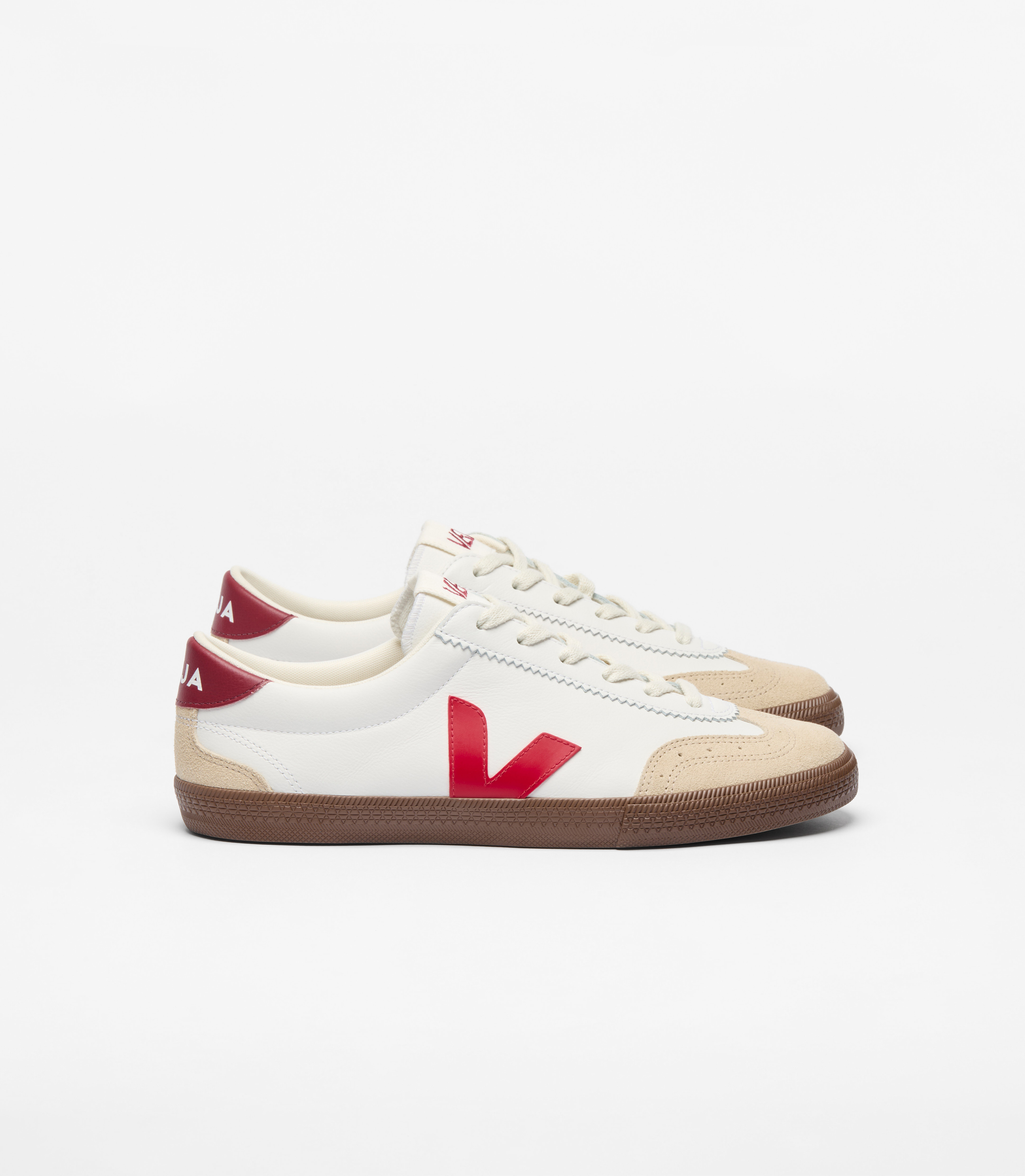 Volley Leather White Pekin Bark