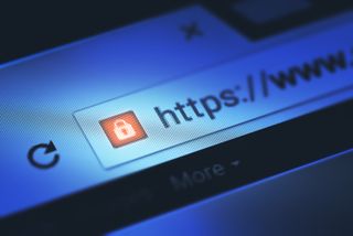 URL bar with an HTTPS: domain