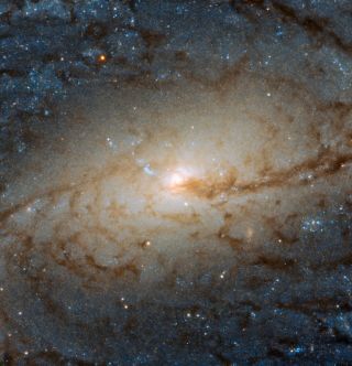 A new image from the Hubble Space Telescope features the barred spiral galaxy NGC 3887, with its long, winding arms and bright galactic core. The German-English astronomer William Herschel discovered this galaxy, which is located 60 million light-years away from Earth, about 234 years ago.