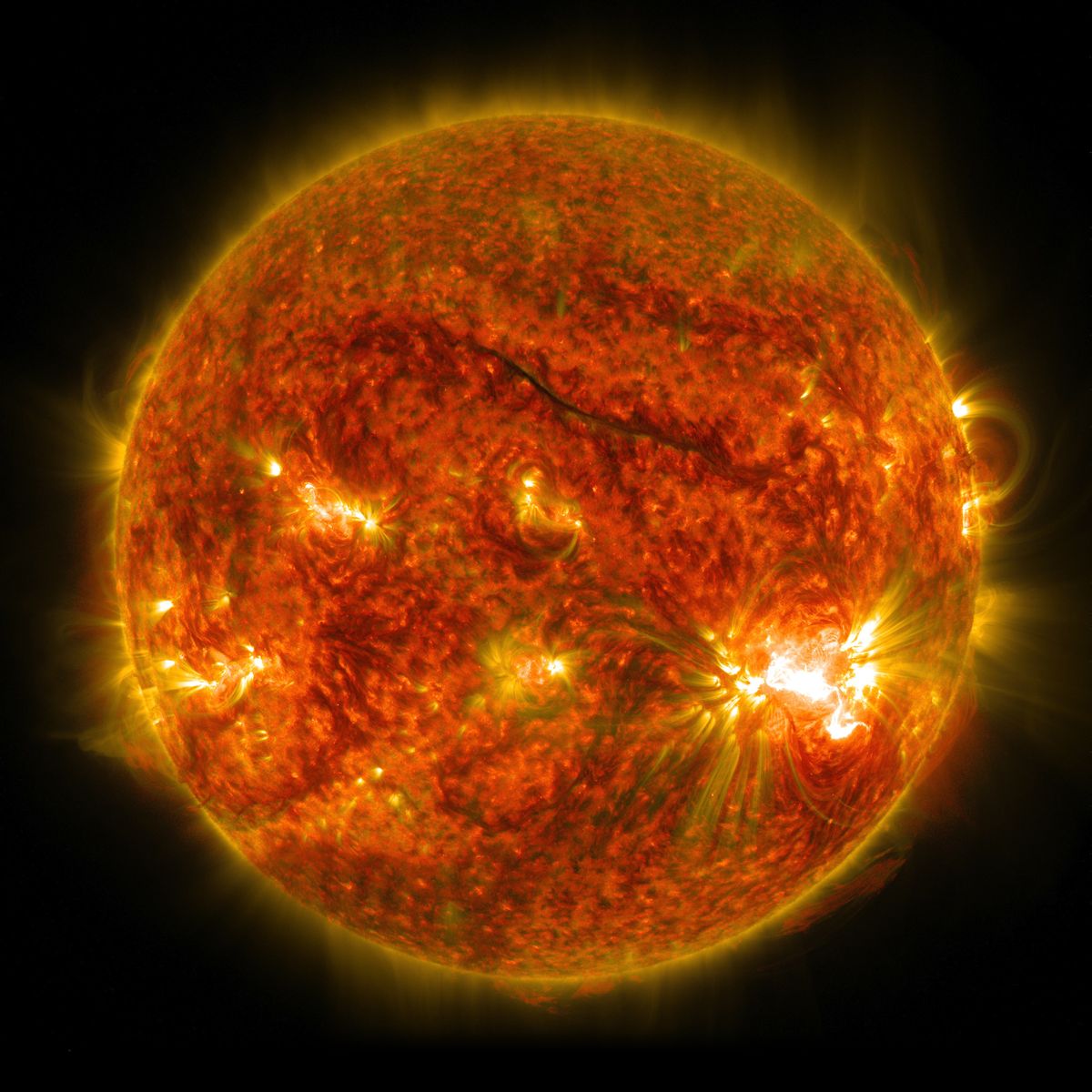 solar flares