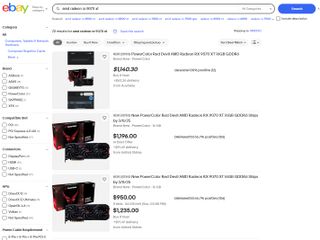 AMD Radeon RX 9070 XT currently listed on ebay