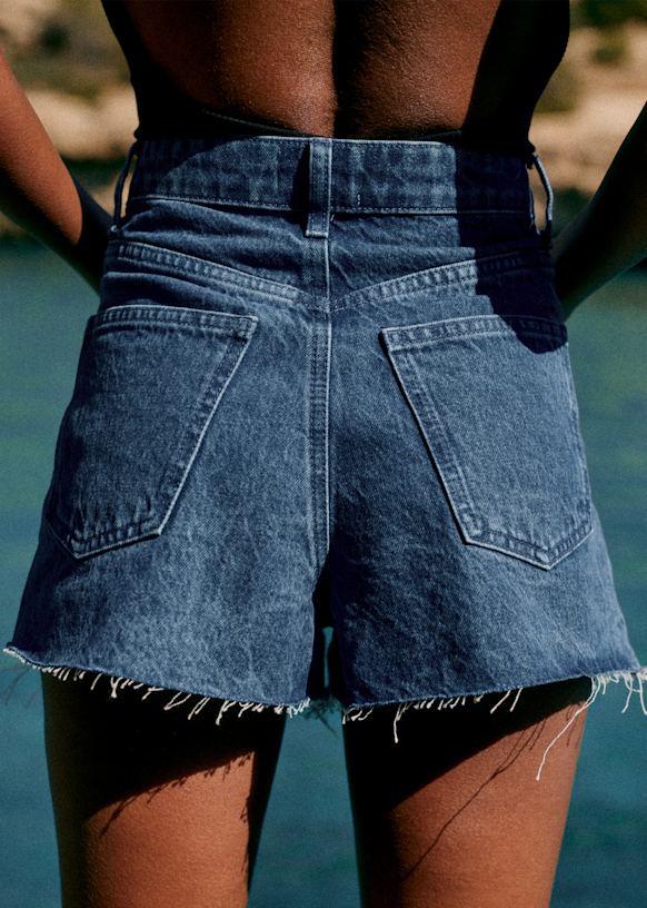 Le Summer Shorts - Denim Blue - Organic Cotton - Organic Textile - Sézane