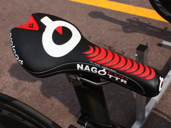 Prologo says its new Nago Evo TTR was specifically designed for time trials at the request of Saxo Bank team director Bjarne Riis.