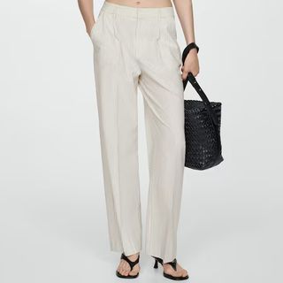 Mango Striped Trousers