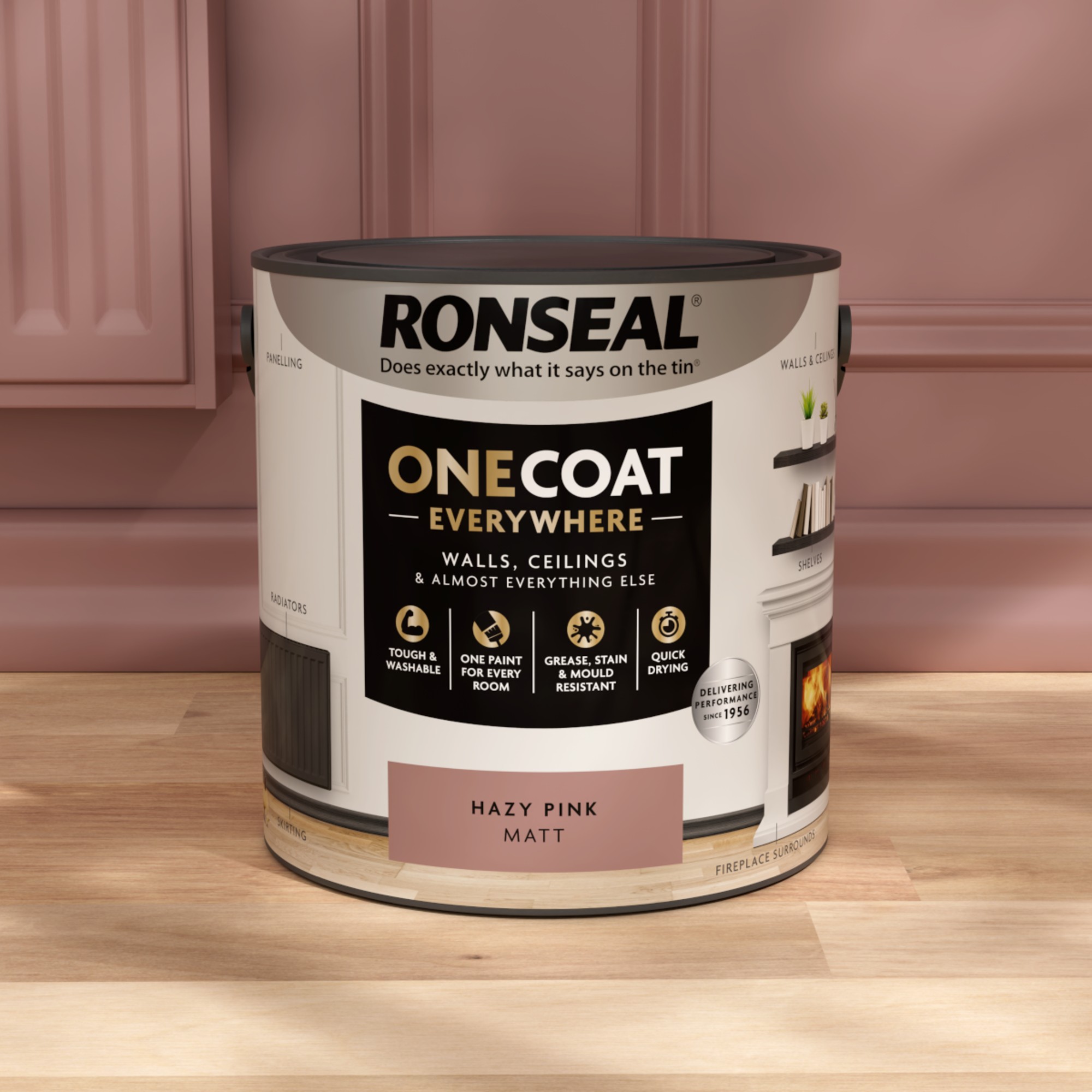 One Coat Everywhere by Ronseal in Hazy Pink