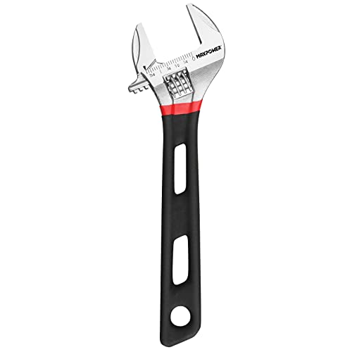 Maxpower Adjustable Spanner 250mm, Lightweight Adjustable Wrench Shifter Spanner With 30mm Max Opening Capacity - 250mm(10”)