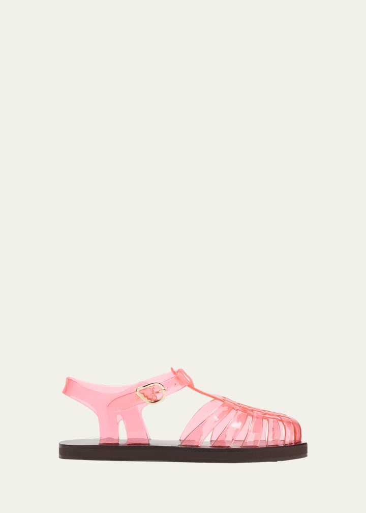 Homeria Transparent Jelly Fisherman Sandals
