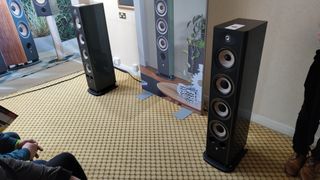 Focal Aria Evo X on demo at the Bristol Show
