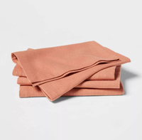 Cotton easy care napkins in pink, Target