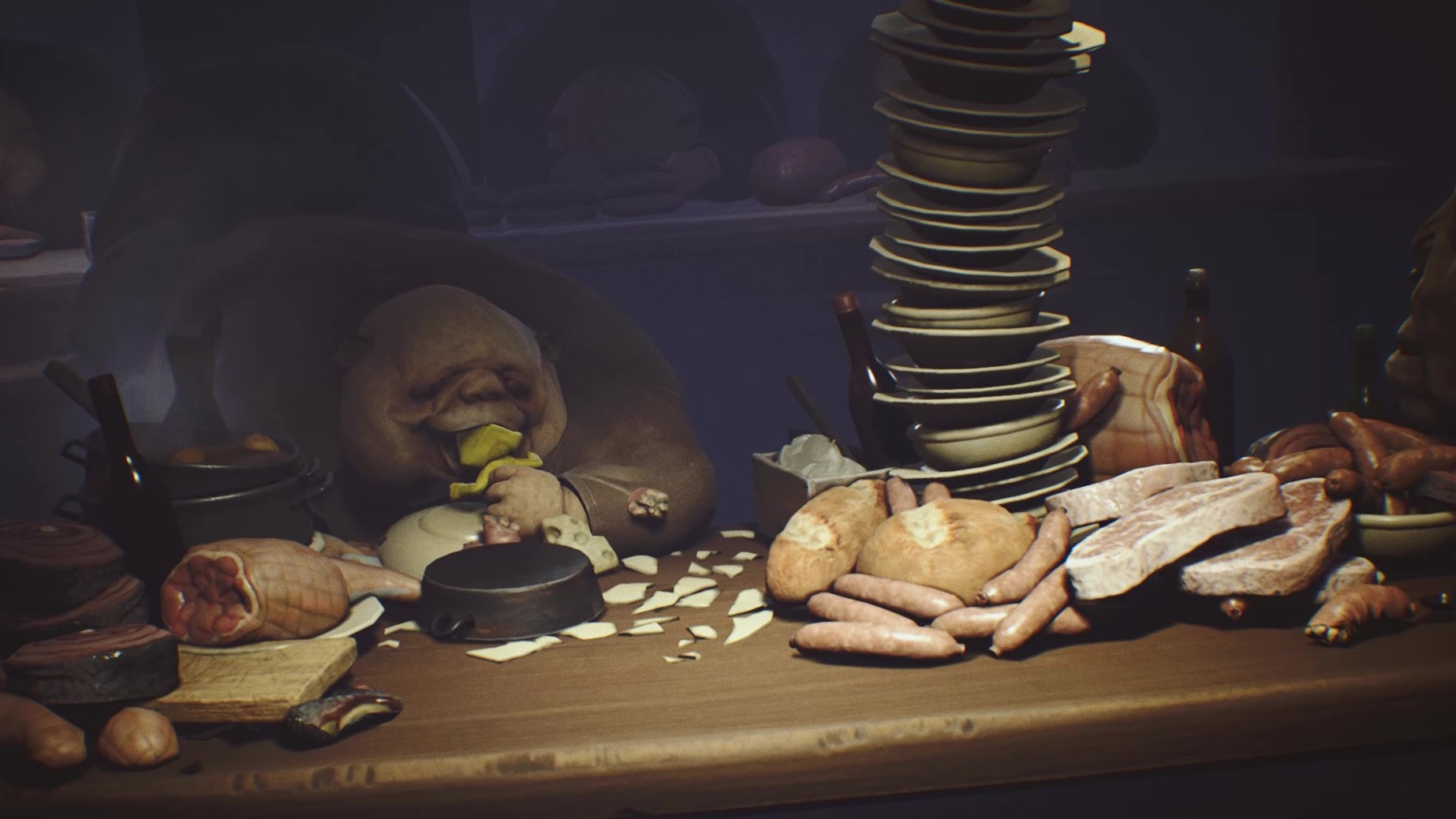 Great Moments In Pc Gaming Escaping Little Nightmares Meat Feast Pc Gamer