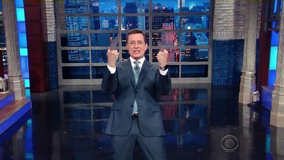 Stephen Colbert acts out Marco Rubio decided to run for re-election