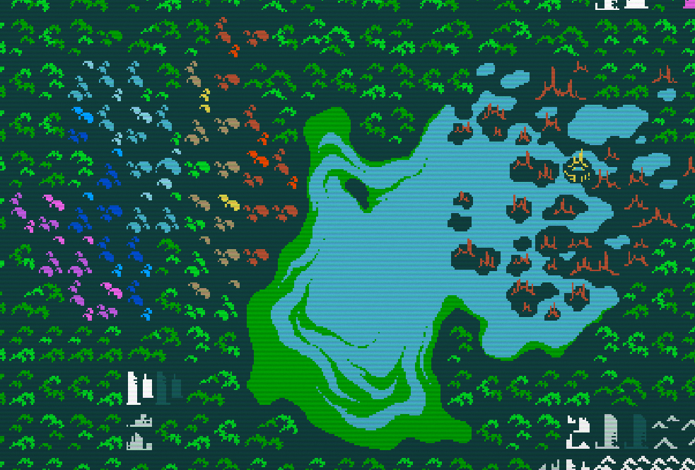 An image of the Caves of Qud Palladium Reef update.