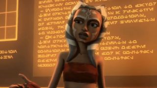 Young Ahsoka teaching a class