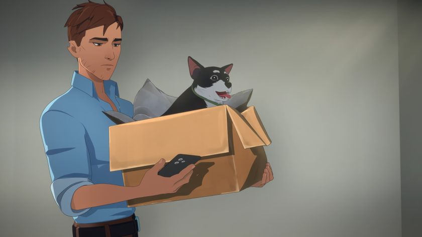 Robert carrying Beef in a box