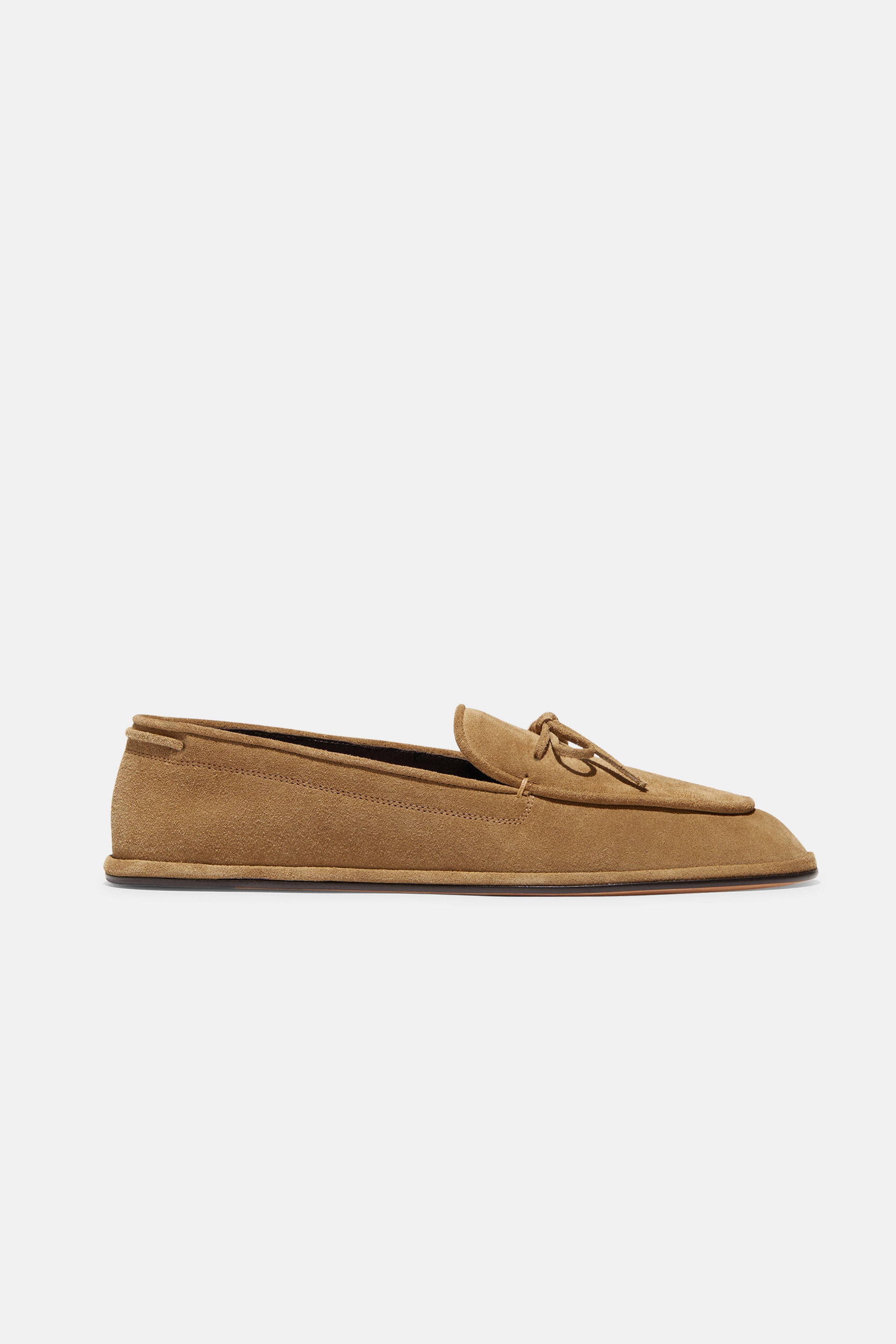 Parker Moccasin in Taupe Suede - 35