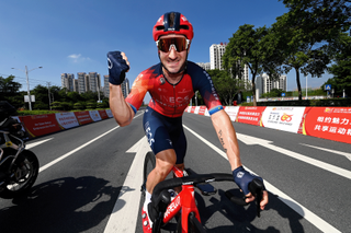 Elia Viviani (Ineos Grenadiers) won stage 1 of the Tour of Guangxi