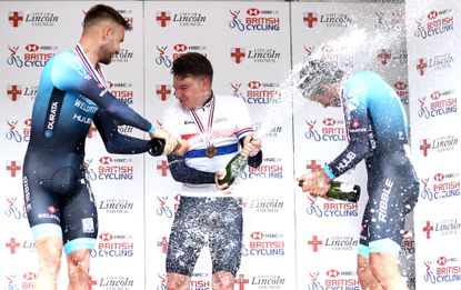 Ethan Hayter wins the 2021 British National Time Trial