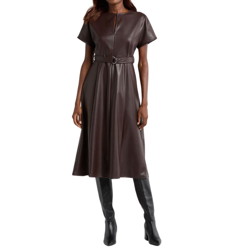 Image of leather dress