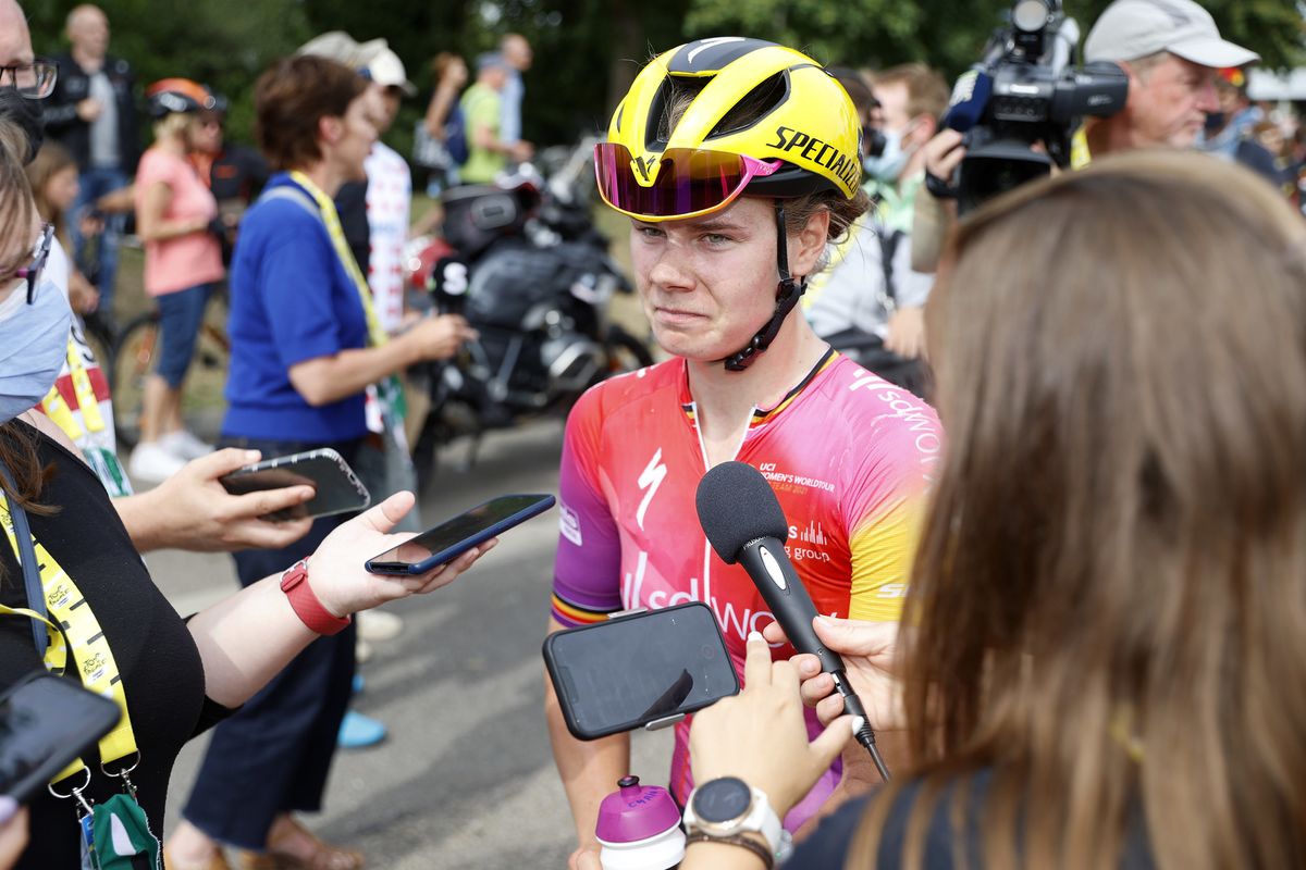 Tour de France Femmes 2022 - 1st Edition - 6th stage Saint Die Des Vosges - Rosheim 129,2 km - 29/07/2022 - Lotte Kopecky (BEL - Team SD Worx) - photo Luis Angel Gomez/SprintCyclingAgency&Acirc;&copy;2022