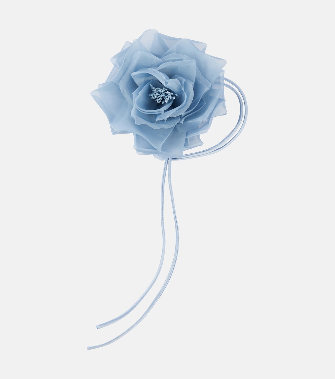 Jessy Floral-Appliqué Silk Brooch