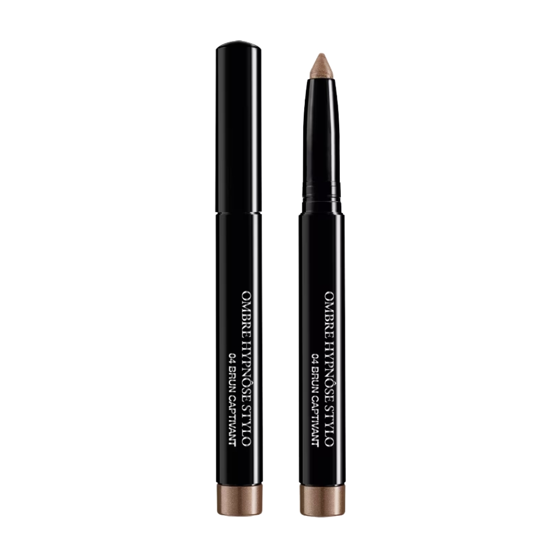 A product shot of the Lancôme Ombre Hypnôse Stylo in shade 04-Brun Captivant, pictured on a white background