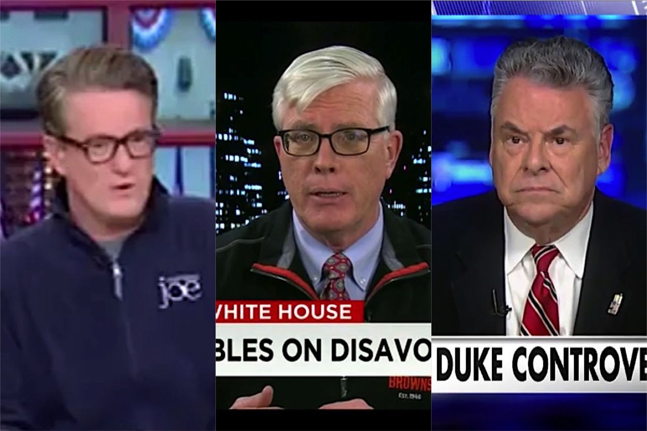 Joe Scarborough, Hugh Hewitt, and Rep. Peter King trash Donald Trump