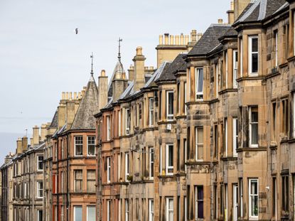 rows of houses