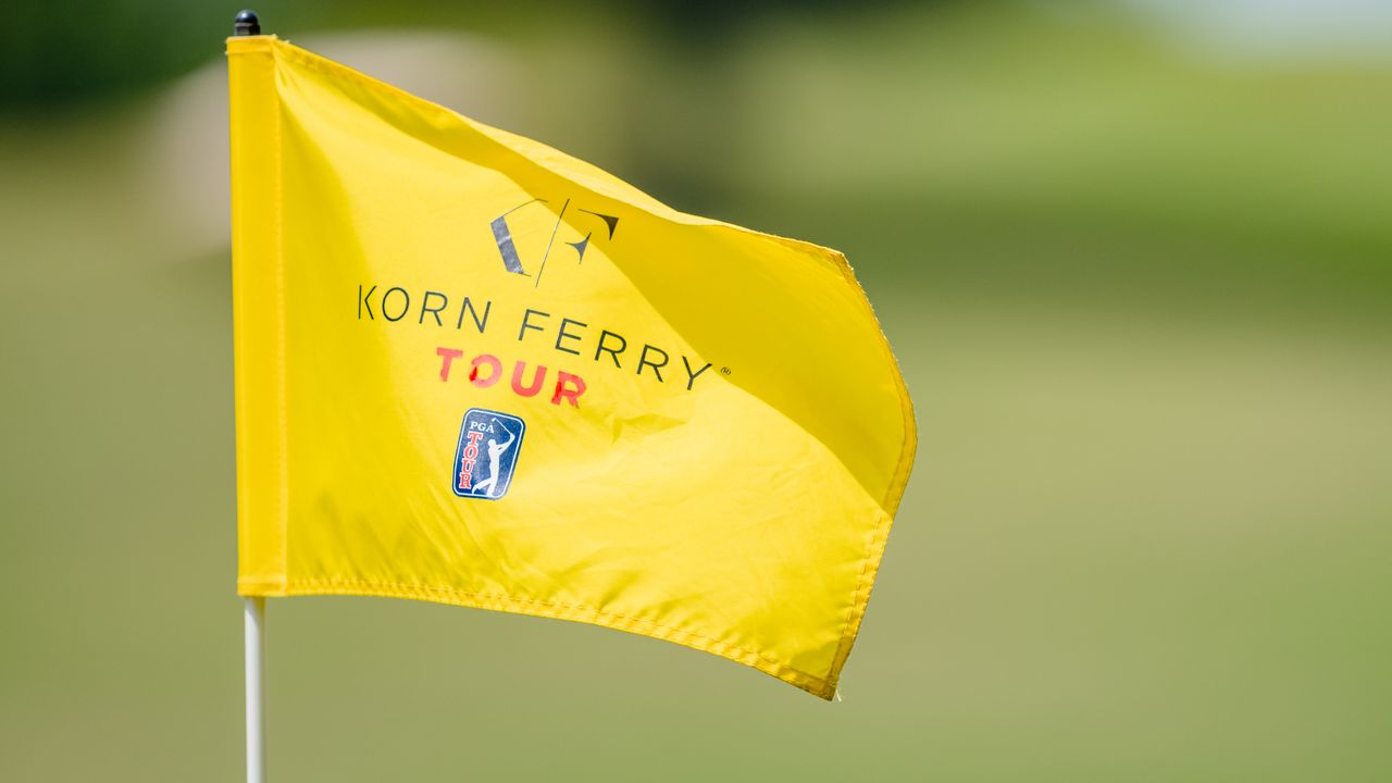 A Korn Ferry Tour flag