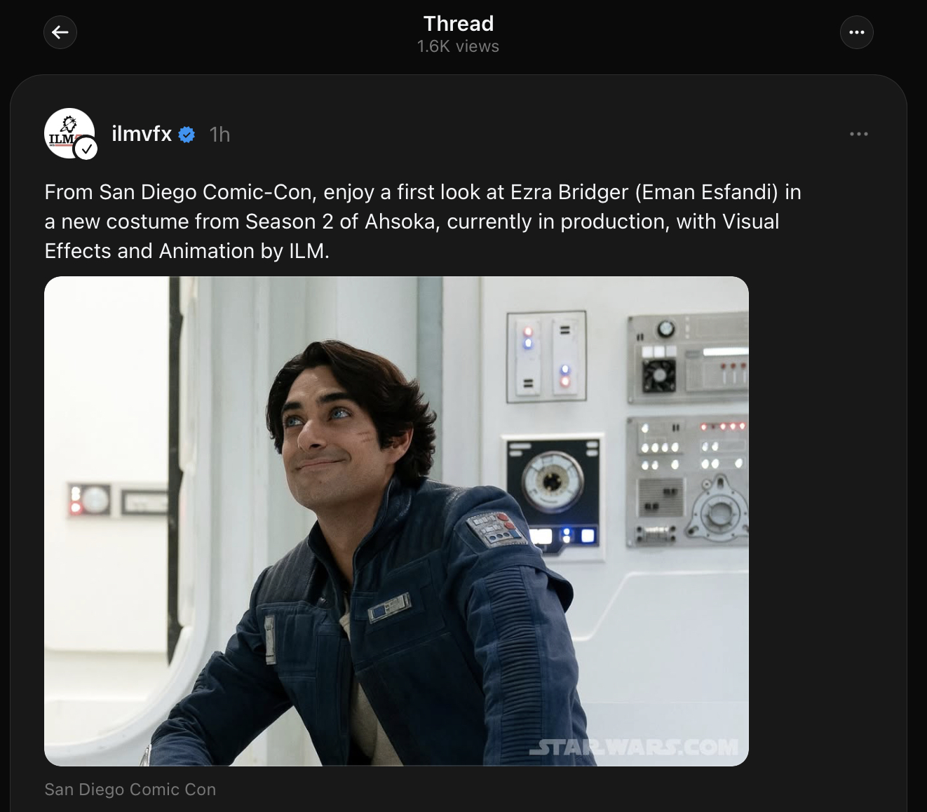 Ezra Bridger Ahsoka season 2 still