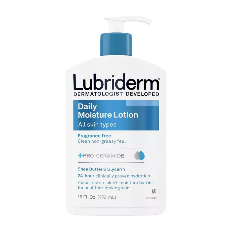 Lubriderm Daily Moisture Hydrating Body Lotion, Fragrance-Free, 16oz