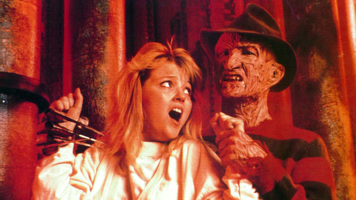 Freddy Krueger terrorises a young lady