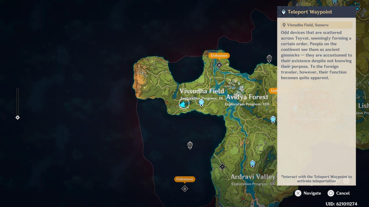 Genshin Impact map