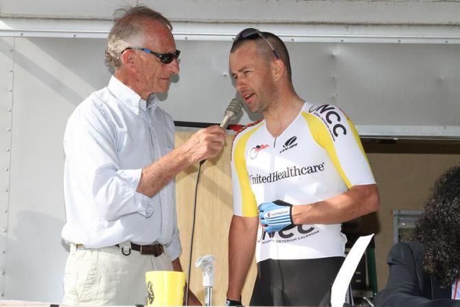 Joe Sailing interviews the winner of the 70th tour of Somerville, Hilton Clarke (United Healthcare)