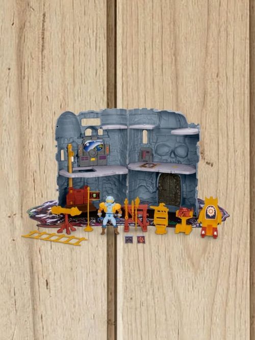 Castle Grayskull Playset With Display Mat & Spaceman Figure
