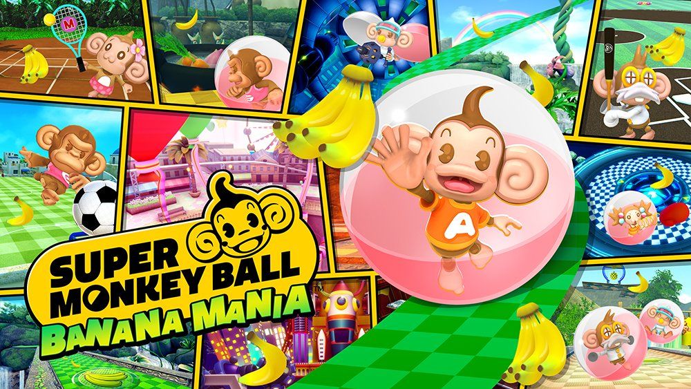 Super Monkey Ball Banana Mania Key Art