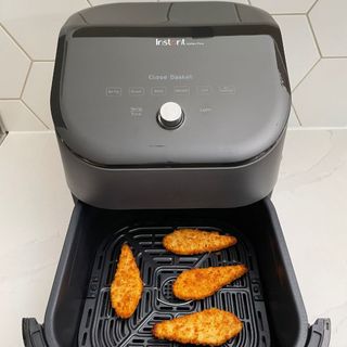 Instant Vortex Plus 6-in-1 Air Fryer with breaded chicken pieces