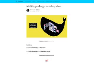 12 cheat sheets for every designer: Mobile app design – a cheat sheet