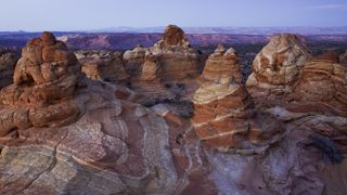 Rock formations at Grand Staircase Escalante National Monument in Utah