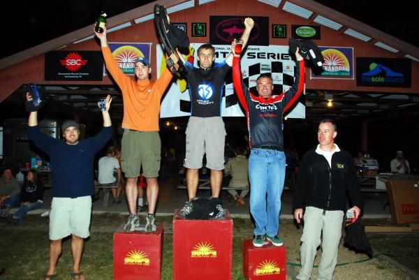 Shenandoah Mountain 100 clydesdales podium
