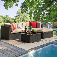 Tuoze 5 Pieces Patio Furniture Sectional | Was $409.99, now $249.99 at Amazon