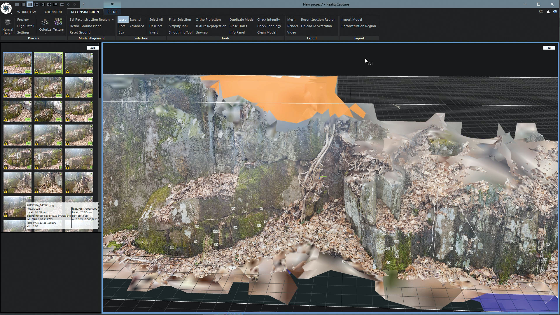 reality capture 3D scans