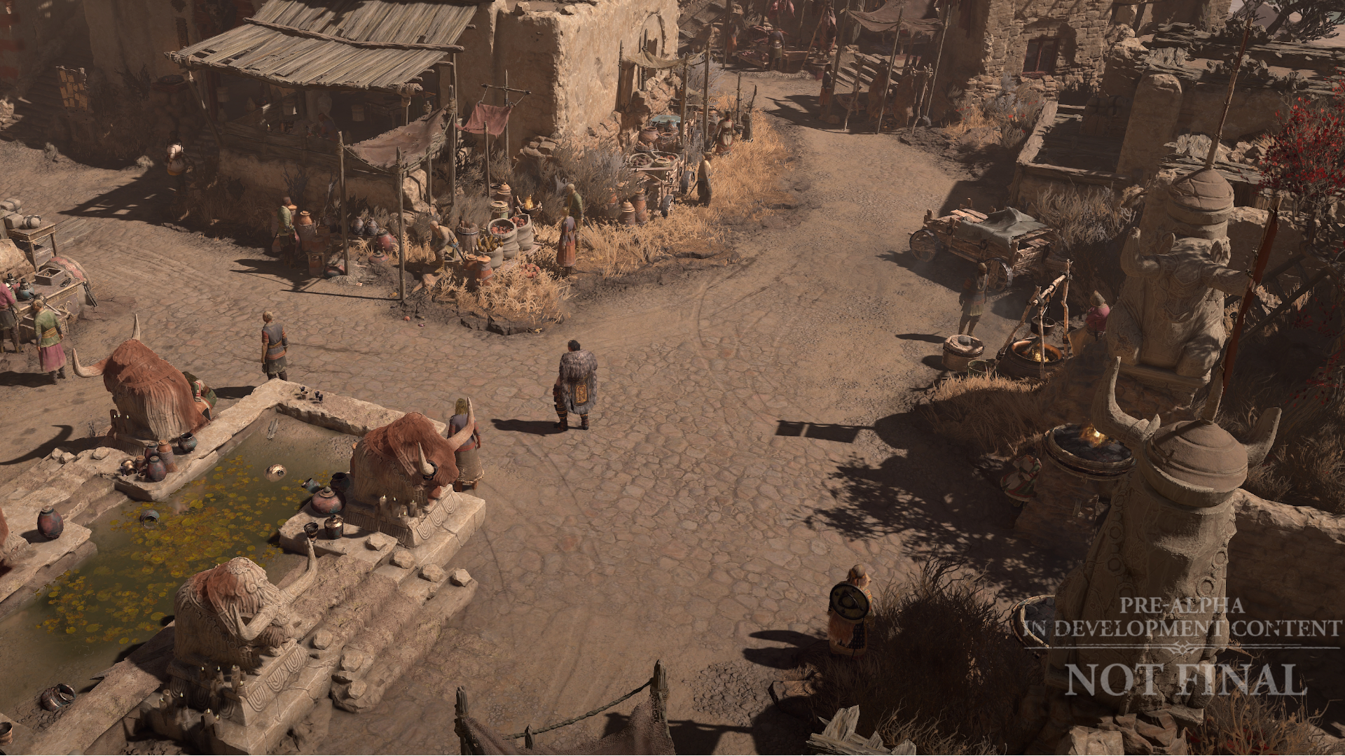 A desert town in Diablo 4