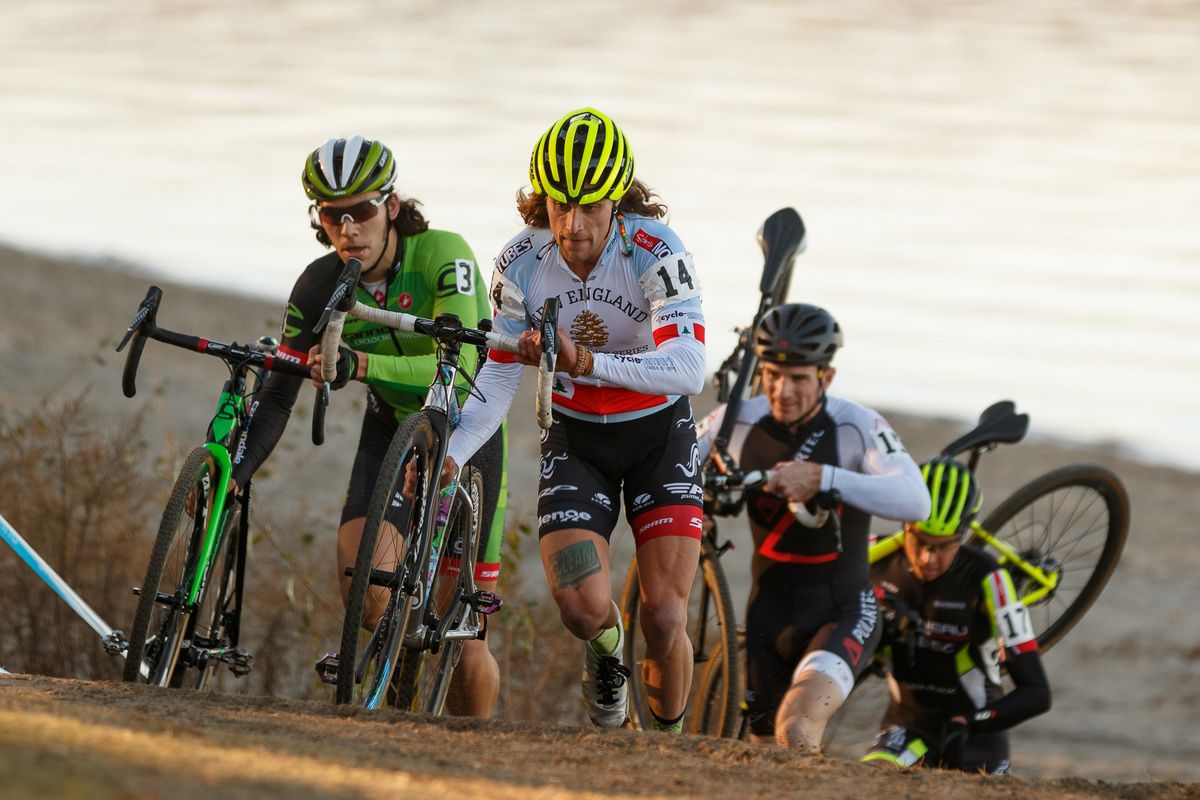Clark in charge of the lead group